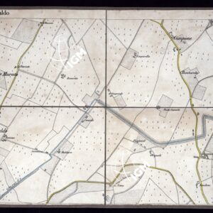 CARTA DEI DINTORNI DI BORGOFORTE - Foglio 3 - S. Gattaldo