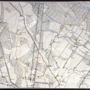 CARTA DEI DINTORNI DI MANTOVA ALLA SCALA DI 1:10.000. (s. d., s. a.).