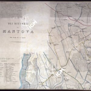 CARTA DEI DINTORNI DI MANTOVA ALLA SCALA DI 1:10.000. (s. d., s. a.) - Foglio 1 - Titolo