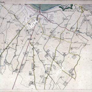 CARTA DEI DINTORNI DI MANTOVA ALLA SCALA DI 1:10.000. (s. d., s. a.) - Foglio 8 - Forte di Pietole