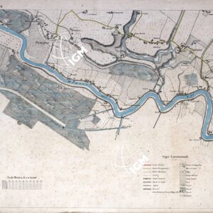 CARTA DEI DINTORNI DI MANTOVA ALLA SCALA DI 1:10.000. (s. d., s. a.) - Foglio 9 - Formigosa