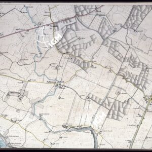 CARTA DEI DINTORNI DI MANTOVA ALLA SCALA DI 1:10.000. (s. d., s. a.) - Foglio 6 - Villanova de' Belli