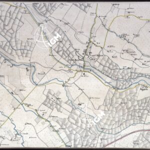 CARTA DEI DINTORNI DI MANTOVA ALLA SCALA DI 1:10.000. (s. d., s. a.).