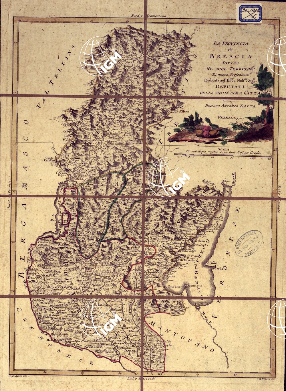 LA PROVINCIA DI BRESCIA DIVISA NEI SUOI TERRITORI