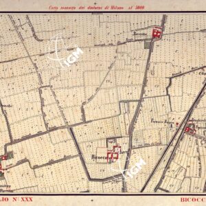 CARTA MANOVRA DEI DINTORNI DI MILANO - Foglio 30 - Bicocca