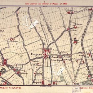 CARTA MANOVRA DEI DINTORNI DI MILANO - Foglio 37 - Dergano