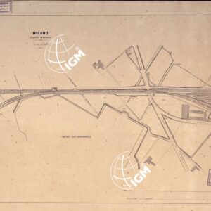 PIANTA DELLE VARIE STAZIONI FERROVIARIE - Foglio 1 - Milano