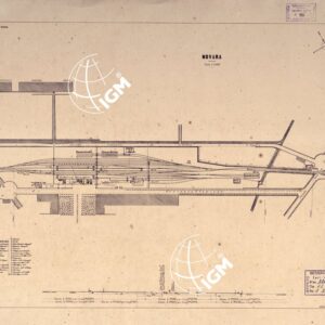PIANTA DELLE VARIE STAZIONI FERROVIARIE - Novara