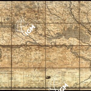 CARTA DEL DIPARTIMENTO DELL'ADIGE E DI UNA PARTE DEI DIP.TI LIMITROFI - Foglio 1