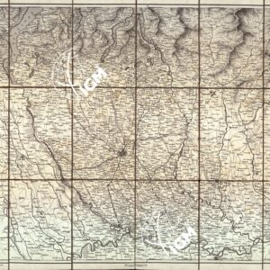 CARTA DEI CONTORNI DI MILANO E DELLE PROVINCIE DI COMO, BERGAMO, LODI-CREMA, PAVIA, CREMONA E PARTE DI BRESCIA