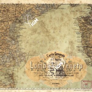 CARTA GENERALE DEL REGNO LOMBARDO-VENETO E PAESI LIMITROFI RIDUZIONE DELLA CARTA GENERALE DEL REGNO LOMBARDO-VENETO. DELL'I. R. STATO MAGGIORE AUSTRIACO - Foglio 4