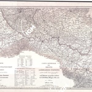CARTA GENERALE DEL REGNO LOMBARDO-VENETO... - Foglio III