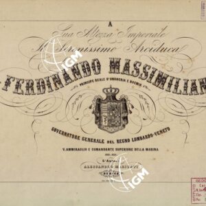 CARTA COROGRAFICA ITINERARIA E STATISTICA DEL REGNO LOMBARDO-VENETO... - A 2 - Titolo