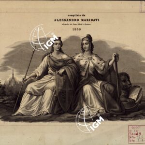 CARTA COROGRAFICA ITINERARIA E STATISTICA DEL REGNO LOMBARDO-VENETO... - A 2 - Titolo