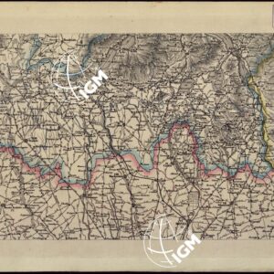 CARTA COROGRAFICA ITINERARIA E STATISTICA DEL REGNO LOMBARDO-VENETO... - B 4