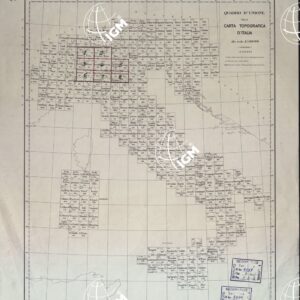 CARTA TOPOGRAFICA DEL MILANESE E MANTOVANO ESEGUITA DIETRO LE PIU' ESATTE DIMENSIONI GEOGRAFICHE ED OSSERVAZIONI ASTRONOMICHE - QUADRO D'UNIONE