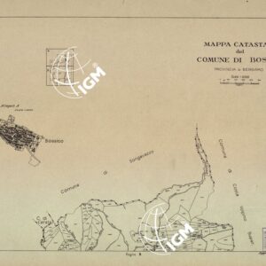 MAPPE CATASTALI D'ITALIA - PROVINCIA DI BERGAMO - Foglio A - COMUNE DI BOSSICO