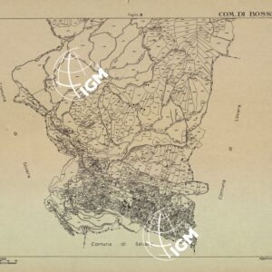 MAPPE CATASTALI D'ITALIA - PROVINCIA DI BERGAMO - Foglio B - COMUNE DI BOSSICO