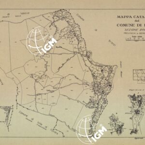 MAPPE CATASTALI D'ITALIA - PROVINCIA DI BERGAMO - Foglio A- COMUNE DI BRANZI SEZIONE DI BRANZI