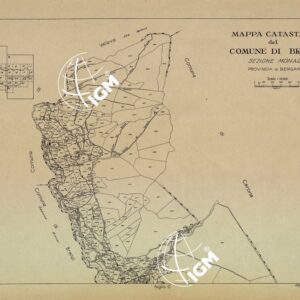 MAPPE CATASTALI D'ITALIA - PROVINCIA DI BERGAMO I- Foglio A - COMUNE DI BRANZI SEZIONE MONACI