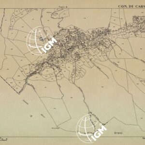 MAPPE CATASTALI D'ITALIA - PROVINCIA DI BERGAMO - Foglio D - COMUNE DI CARONA