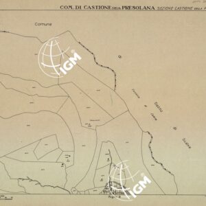 MAPPE CATASTALI D'ITALIA - PROVINCIA DI BERGAMO - - Foglio B - COMUNE DI CAST. DELLA PRESOLANA SEZ. CAST. DELLA PRESOLANA