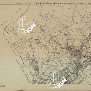 MAPPE CATASTALI D'ITALIA - PROVINCIA DI BERGAMO - Foglio C- COMUNE DI CAST.DELLA PRESOLANA SEZ. DI CAST.DELLA PRESOLANA