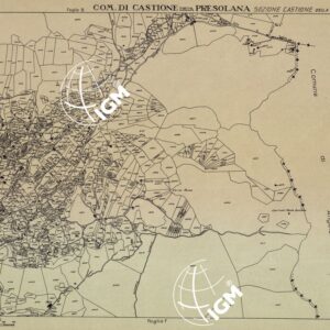 MAPPE CATASTALI D'ITALIA - PROVINCIA DI BERGAMO - Foglio D- COMUNE DI CASTIONE DELLA PRESOLANA Sez. CASTIONE DELLA PRESOLANA