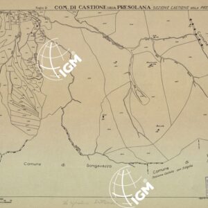 MAPPE CATASTALI D'ITALIA - PROVINCIA DI BERGAMO - Foglio F- COMUNE DI CASTIONE DELLA PRESOLANA Sez. CASTIONE DELLA PRESOLANA
