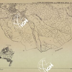 MAPPE CATASTALI D'ITALIA - PROVINCIA DI BERGAMO - Foglio B- COMUNE DI CASTIONE DELLA PRESOLANA Sezione ONORE