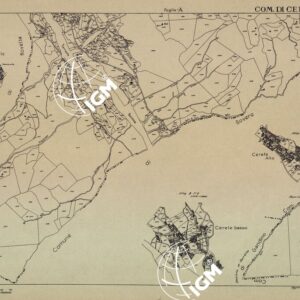 MAPPE CATASTALI D'ITALIA - PROVINCIA DI BERGAMO - Foglio B- COMUNE DI CERETE