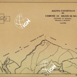 MAPPE CATASTALI D'ITALIA - PROVINCIA DI BERGAMO - Foglio A- COMUNE DI DEZZO DI SCALVE Sezione di AZZONE