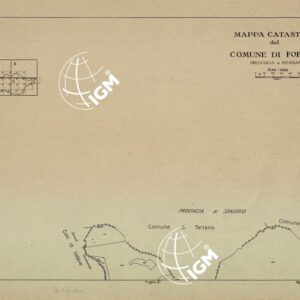 MAPPE CATASTALI D'ITALIA - PROVINCIA DI BERGAMO - Foglio A- COMUNE DI FOPPOLO