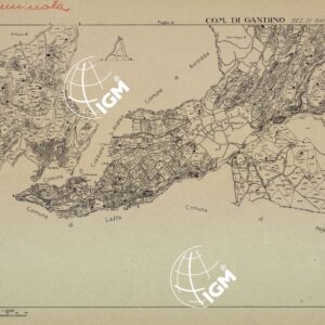 MAPPE CATASTALI D'ITALIA - PROVINCIA DI BERGAMO - Foglio C - COMUNE DI GANDINO Sezione di GANDINO