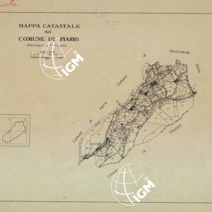MAPPE CATASTALI D'ITALIA - PROVINCIA DI BERGAMO - COMUNE DI PIARIO