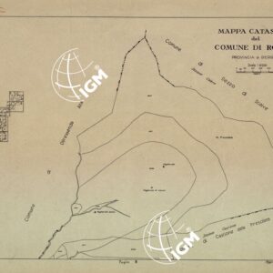MAPPE CATASTALI D'ITALIA - PROVINCIA DI BERGAMO - Foglio A - COMUNE DI ROVETTA