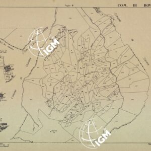 MAPPE CATASTALI D'ITALIA - PROVINCIA DI BERGAMO - Foglio E - COMUNE DI ROVETTA