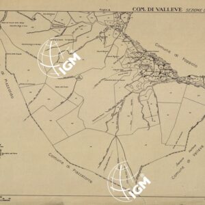 MAPPE CATASTALI D'ITALIA - PROVINCIA DI BERGAMO - Foglio B - COMUNE DI VALLEVE Sez. CAMBREMBO