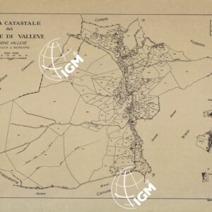 MAPPE CATASTALI D'ITALIA - PROVINCIA DI BERGAMO - Foglio C - COMUNE DI VALLEVE Sez. VALLEVE