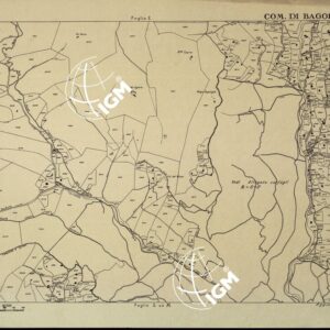 MAPPE CATASTALI D'ITALIA - PROVINCIA DI BRESCIA - Foglio H - COMUNE DI BAGOLINO