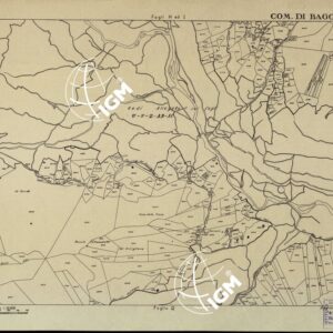 MAPPE CATASTALI D'ITALIA - PROVINCIA DI BRESCIA - Foglio M - COMUNE DI BAGOLINO