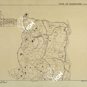 MAPPE CATASTALI D'ITALIA - PROVINCIA DI BRESCIA - Foglio R - COMUNE DI BAGOLINO
