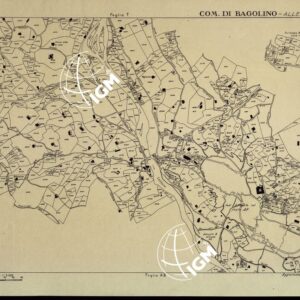 MAPPE CATASTALI D'ITALIA - PROVINCIA DI BRESCIA - Foglio V - COMUNE DI BAGOLINO