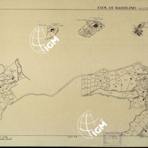 MAPPE CATASTALI D'ITALIA - PROVINCIA DI BRESCIA - Foglio AA - COMUNE DI BAGOLINO