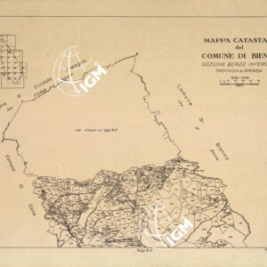 MAPPE CATASTALI D'ITALIA - PROVINCIA DI BRESCIA - Foglio A - COMUNE DI BIENNO Sez. BERZO INFERIORE