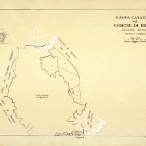 MAPPE CATASTALI D'ITALIA - PROVINCIA DI BRESCIA - Foglio A - COMUNE DI BIENNO Sez. BIENNO