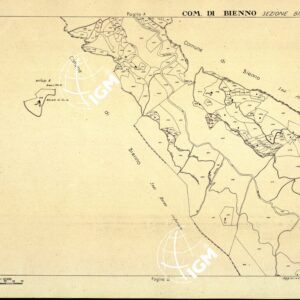 MAPPE CATASTALI D'ITALIA - PROVINCIA DI BRESCIA - Foglio B - COMUNE DI BIENNO Sez. BIENNO