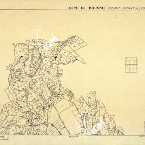 MAPPE CATASTALI D'ITALIA - PROVINCIA DI BRESCIA - Foglio G - COMUNE DI BIENNO Sez. BIENNO