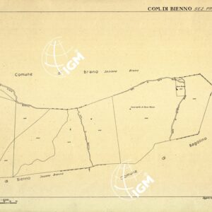 MAPPE CATASTALI D'ITALIA - PROVINCIA DI BRESCIA - Foglio C - COMUNE DI BIENNO Sez. PRESTINE