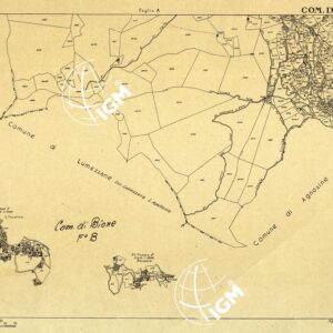 MAPPE CATASTALI D'ITALIA - PROVINCIA DI BRESCIA - Foglio B- COMUNE DI BIONE